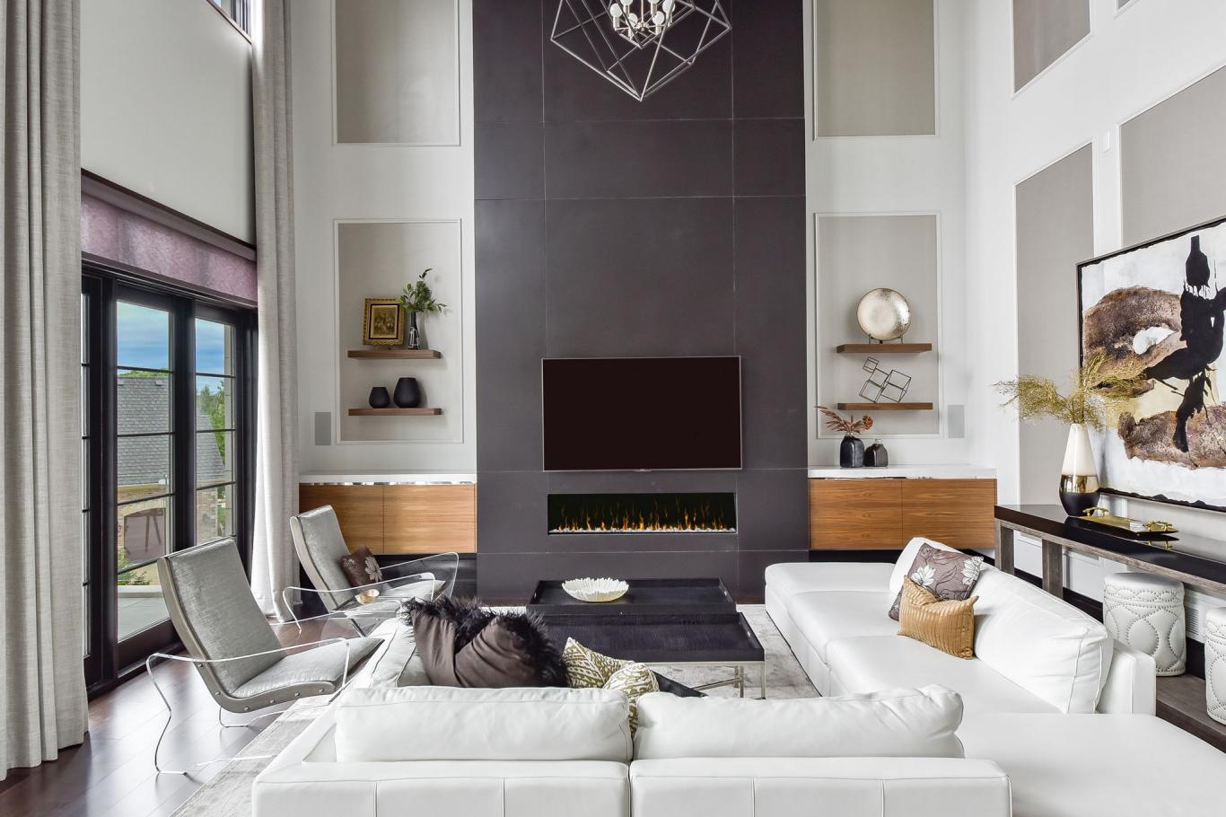 Custom Luxury Homes By Charleston Building - Great Room Fireplace - 